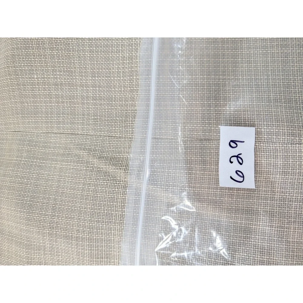 Ralph Lauren Blazer Sport Coat Ivory Burlap 100% Silk Ventless Blazer 42L 44